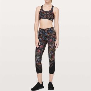 Lululemon Flowerescent Wunder Under Crop